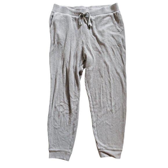 J. Crew Henley Waffle Grey Pajama Set M - Picture 5 of 8